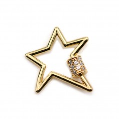 Fermoir plaqué par 1pc