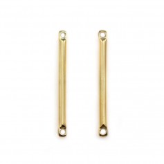 Breloque à graver, de forme ronde, plaquée par 6