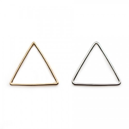 Charm star by "flash" gold on brass 11x14mm x 4pcs