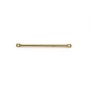 Intercalaire en forme de tube 1.5x30mm , doré sur laiton x  10pcs