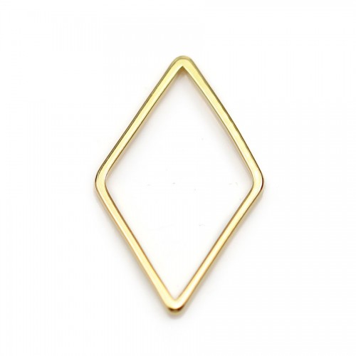 Snowflake pendant plated "flash" gold brass 5.8mm x 8pcs