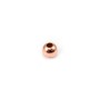 Boule Plaquée par "flash" or rose sur laiton 1.1x3mm x 50pcs
