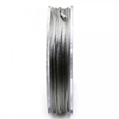 Rattail cord grey 2mm x 25m