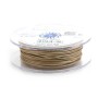 Cordonnet coton ciré beige 1mm  x 20m