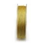 Fil polyester de couleur doré pailleté 0.8mm x 29m