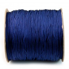 Fil polyester bleu marine 1mm x 2m