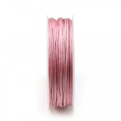 Fil polyester rose foncé irisé 1.5mm x 15m