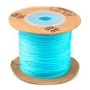 Fil polyester bleu turquoise 0.5 mm x 180 m