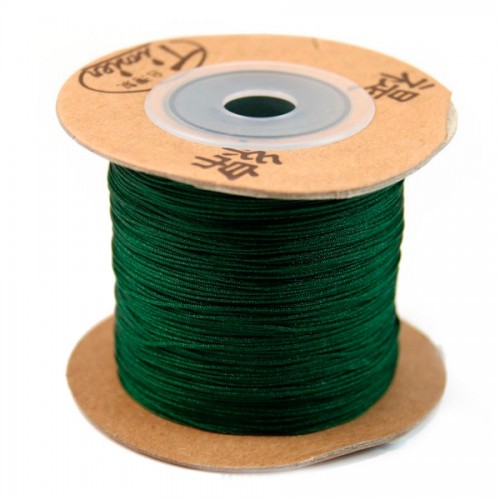 Fil polyester vert impérial 0.5 mm x 180 m