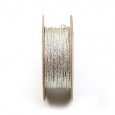 Thread silvery polyester 1mm x 18m
