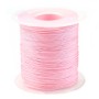 Fil polyester rose 0.8 mm x 5 m