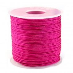 Fil polyester Fuchsia 0.8 mm x 5 m