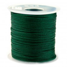 Fil polyester vert fonce 0.8 mm X100m