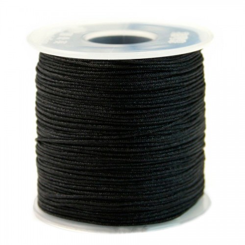 black Thread polyester 0.8mm x 5 m