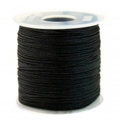 Fil polyester noir 0.8 mm X100m