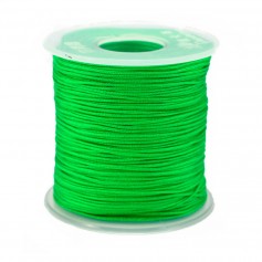 Fil polyester vert émeraude  0.8 mm x 5m