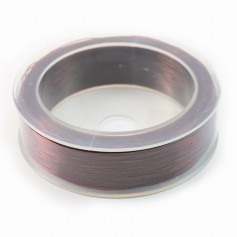 Fil élastique marron, 0.5mm x 100m