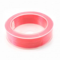 Fil élastique rouge 0.5mm x 100m 