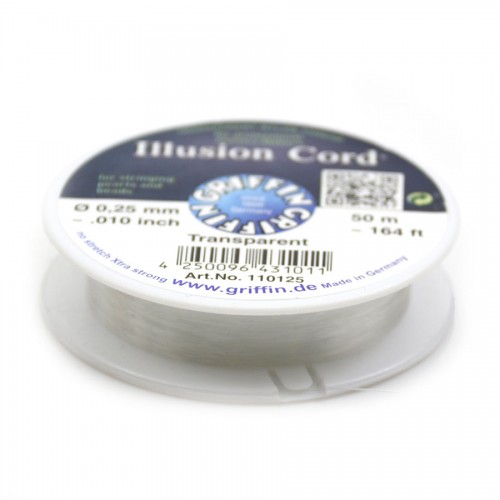 Fil Griffin nylon transparent 0.3mm x50m