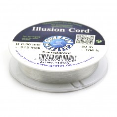 Fil Griffin nylon transparent 0.3mm x50m