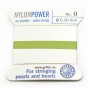 Fil power nylon avec aiguille inclus, de couleur vert x 2m