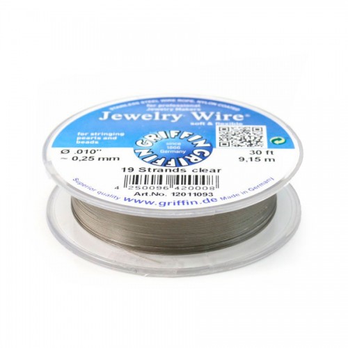Stringing wire soft flexible 0.25mm x 9.15m