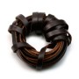 Lacet cuir couleur marron 10.0mm x 1m
