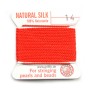 Fil du soie 1.02mm corail x 2m