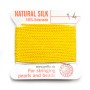 Fil du soie 1.02mm jaune claire x 2m