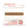 Fil du soie 0.3mm beige x 2m