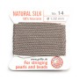 Fil du soie 1.02mm gris x 2m