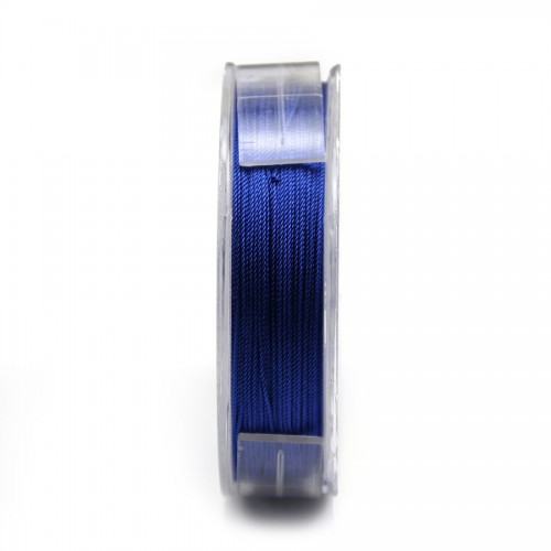 Fil de soie 0.42mm bleu foncé x 40m