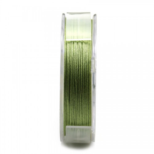 Silk bead cord 0.42mm light pink x 40m