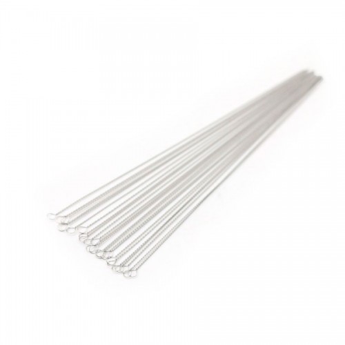 Twisted beading needle 0.36 x 96mm x 5pcs