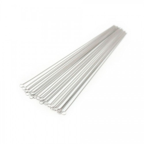 Twisted beading needle 0.50 x 96mm x 5pcs