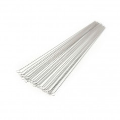 Aiguille torsadée pour perles 0.50 x 96mm x 5pcs