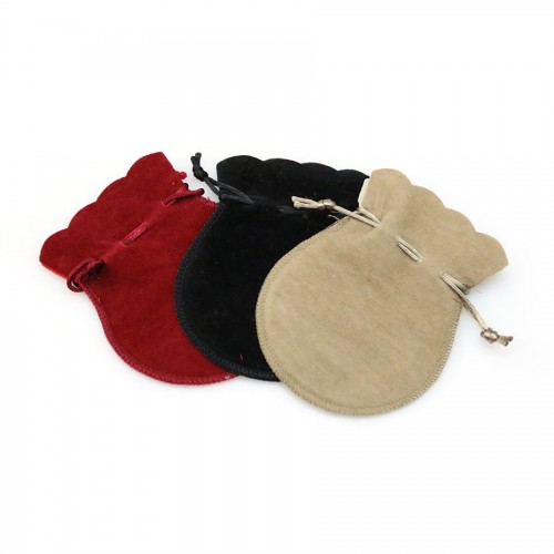 Deep green pouch 12.5x15.5cm x 1pc