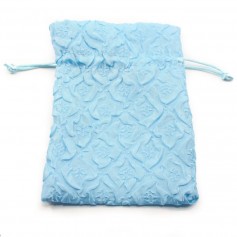 SAC bleu ciel 8x10cm x 1pc