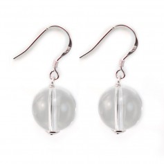 BO PENDANT 1 BOULE 12MM CRISTAL DE ROCHE