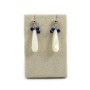 Boucles d’oreille en gold filled, nacre  x 2pcs