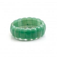 Bracelet en aventurine, de forme rectangulaire et plate x 1pc
