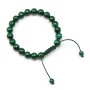 Bracelet malachite boule rond 8mm