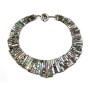 Collier simple nacre abalone 16.3x43.2mm x 1pc
