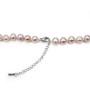 Simple Necklace purple  Pearl Freshwater 8-9mm