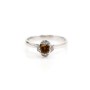 Bague tourmaline en argent 925 rhodié x 1pc