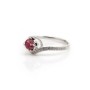 Bague tourmaline en argent 925 rhodié x 1pc