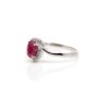 Bague tourmaline en argent 925 rhodié x 1pc