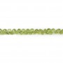 Péridot, en forme de cône facette 4.5x5mm x 22cm