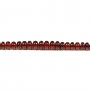 Grenat, en forme de rondelle de taille dégradée x 41cm
