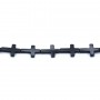 Onyx black, cross, 18x25mm x 40cm